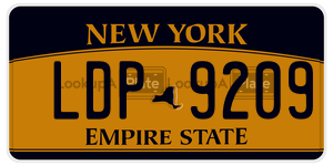 LDP9209 license plate in New York