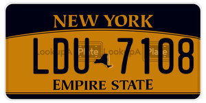 LDU7108 license plate in New York