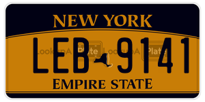 LEB9141  license plate in NY