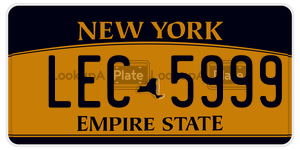LEC5999  license plate in NY
