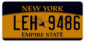 LEH9486  license plate in NY