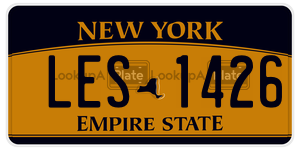 LES1426  license plate in NY