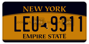 LEU9311  license plate in NY