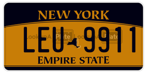 LEU9911  license plate in NY