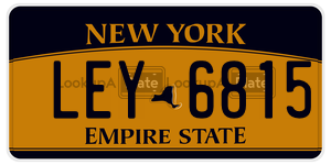 LEY6815  license plate in NY