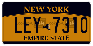 LEY7310 license plate in New York