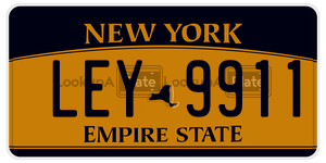 LEY9911  license plate in NY