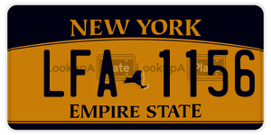 LFA1156  license plate in NY