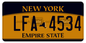 LFA4534  license plate in NY