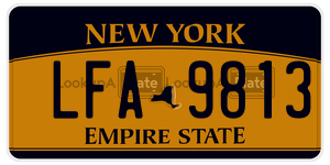 LFA9813  license plate in NY
