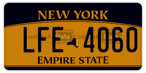 LFE4060 license plate in New York