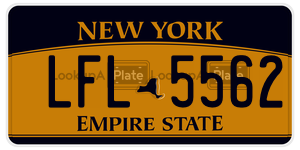 LFL5562  license plate in NY