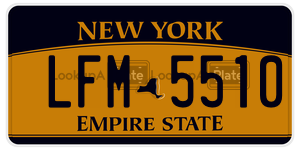 LFM5510  license plate in NY