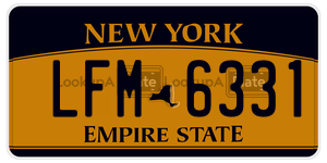 LFM6331  license plate in NY