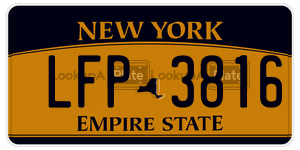 LFP3816  license plate in NY