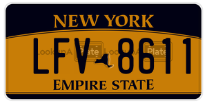 LFV8611 license plate in New York