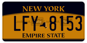 LFY8153 license plate in New York