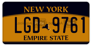 LGD9761 license plate in New York