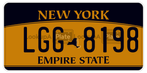 LGG8198 license plate in New York