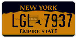 LGL7937  license plate in NY