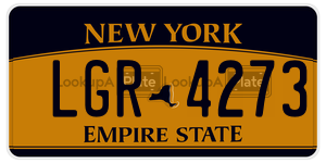LGR4273 license plate in New York