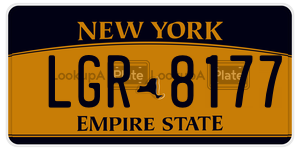 LGR8177  license plate in NY