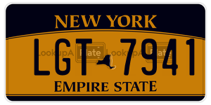 LGT7941  license plate in NY