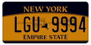LGU9994 license plate in New York