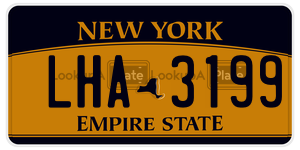 LHA3199  license plate in NY