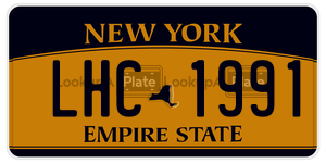LHC1991  license plate in NY