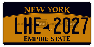 LHE2027  license plate in NY