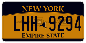 LHH9294 license plate in New York