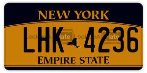 LHK4236 license plate in New York