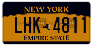 LHK4811  license plate in NY