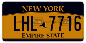 LHL7716  license plate in NY