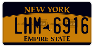 LHM6916  license plate in NY