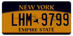 LHM9799  license plate in NY