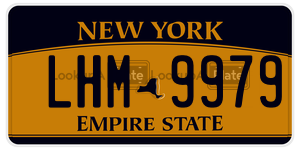 LHM9979  license plate in NY