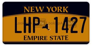 LHP1427  license plate in NY