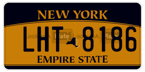 LHT8186  license plate in NY