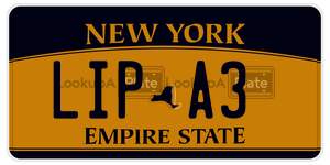 LIPA3  license plate in NY