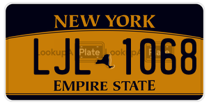 LJL1068  license plate in NY