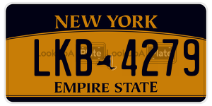 LKB4279  license plate in NY