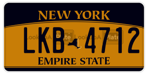 LKB4712  license plate in NY