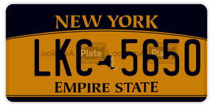 LKC5650  license plate in NY