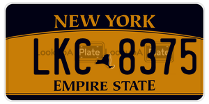 LKC8375  license plate in NY