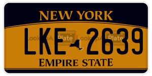 LKE2639 license plate in New York