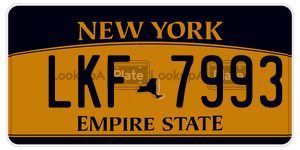 LKF7993 license plate in New York
