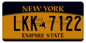 LKK7122  license plate in NY