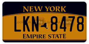 LKN8478  license plate in NY